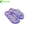 Niñas congeladas púrpura y azul niños PE perlas zapatillas tangas